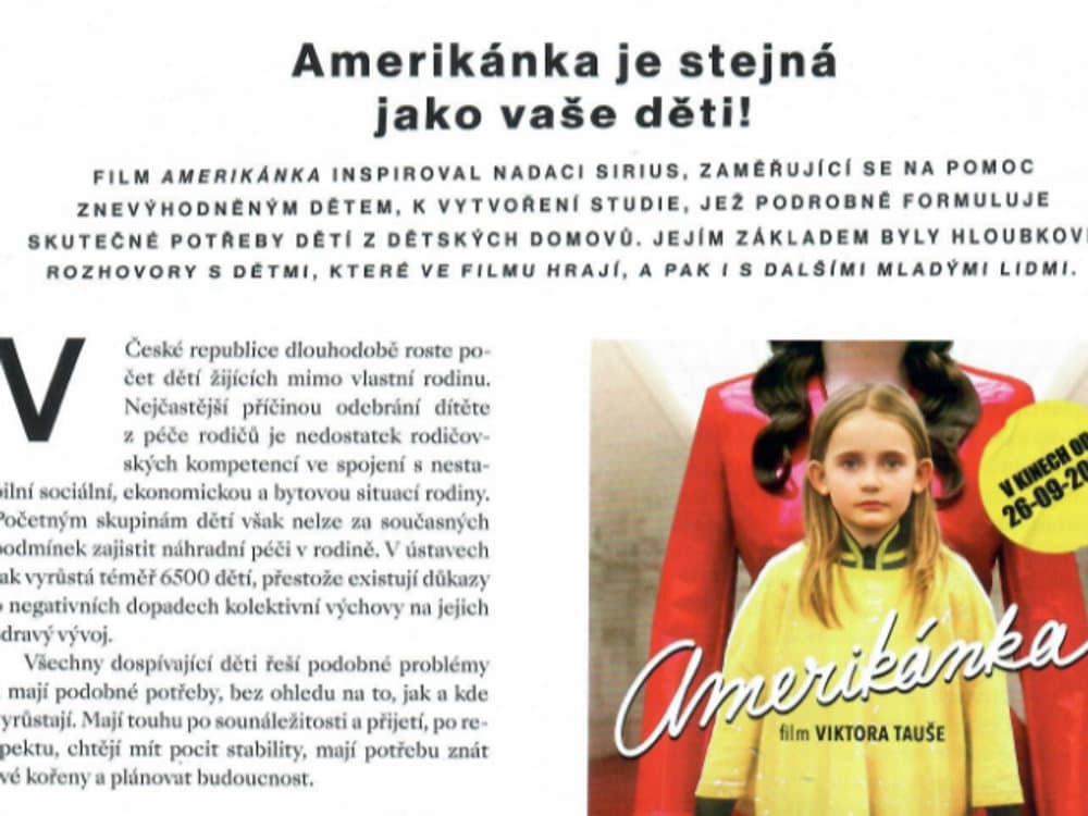 Časopis Heroine, Amerikánka je stejná jako vaše děti!